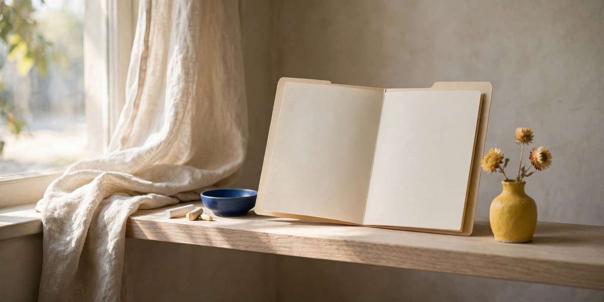 Quiet still life beside this privacy chapter